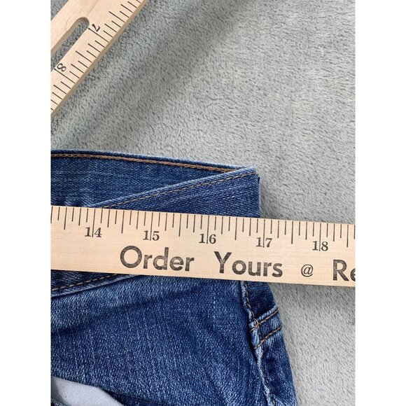 Levis Womens 505 NOUVEAU LOW Straight Blue Jeans Size 14 M  W33/L30 - Picture 5 of 14